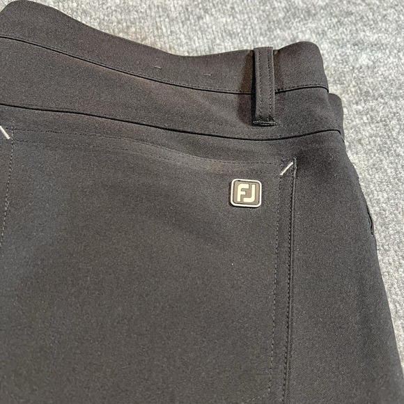 FootJoy FJ Pants Mens 36x30 Black Performance Athletic Fit Stretch 5 Pocket Golf - Picture 2 of 13